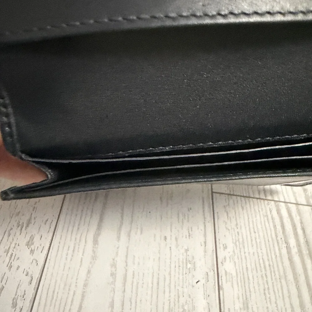 Breguet‎ Folded Card Wallet Black Leather Bifold
